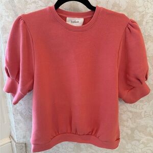Ba&sh pretty coral short sleeve top size M